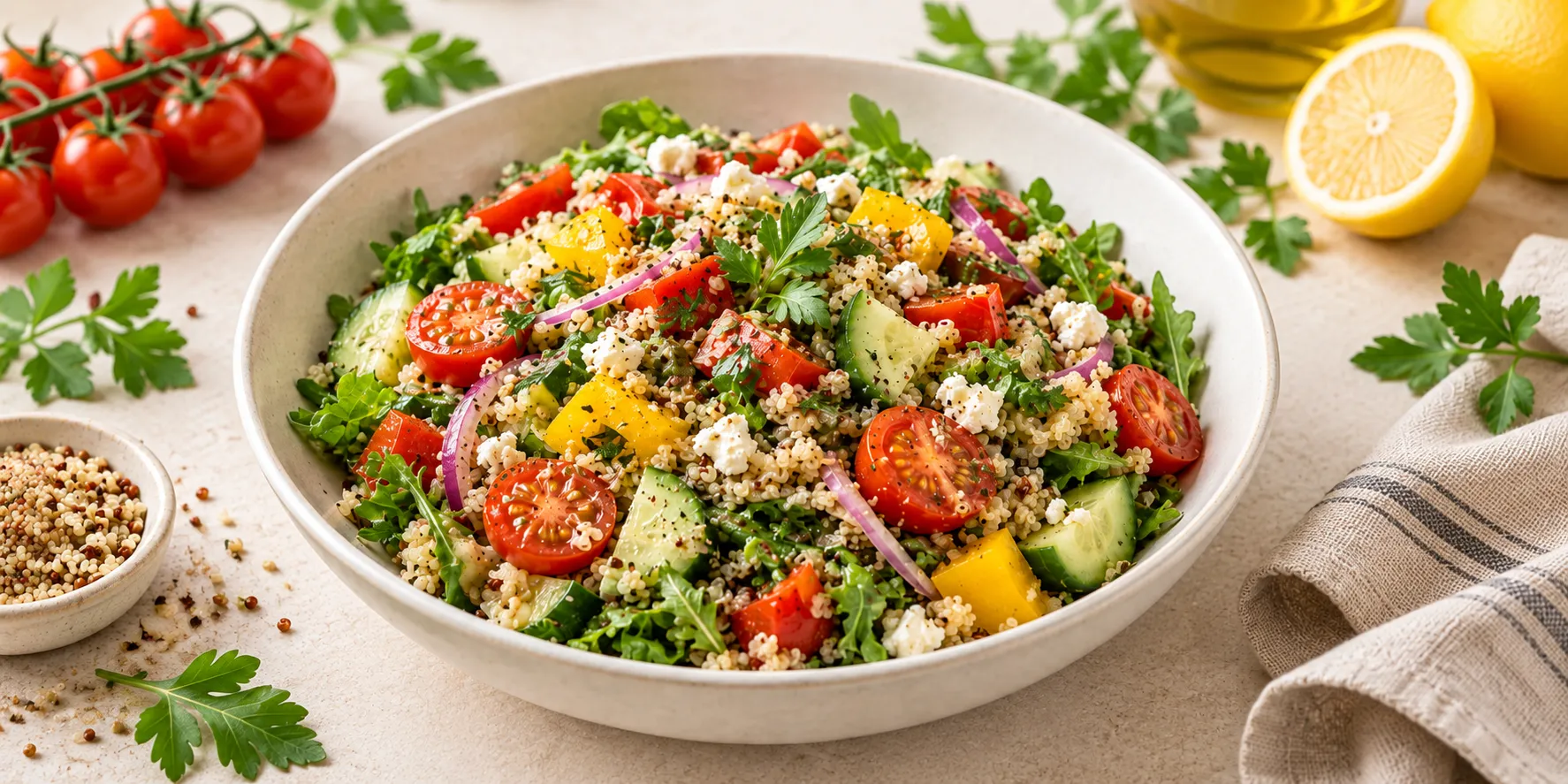 Salade d’été au quinoa