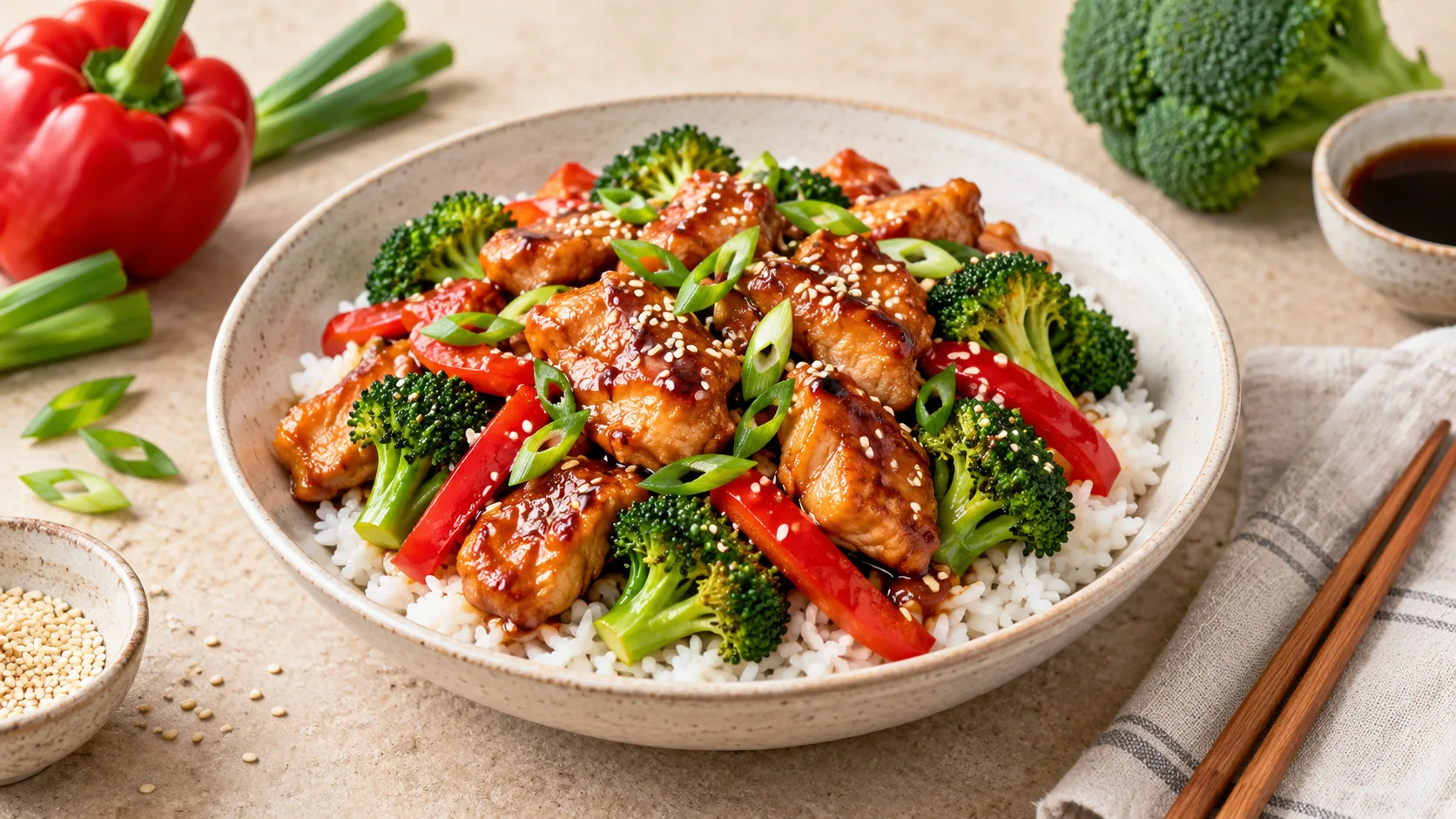 Poulet teriyaki