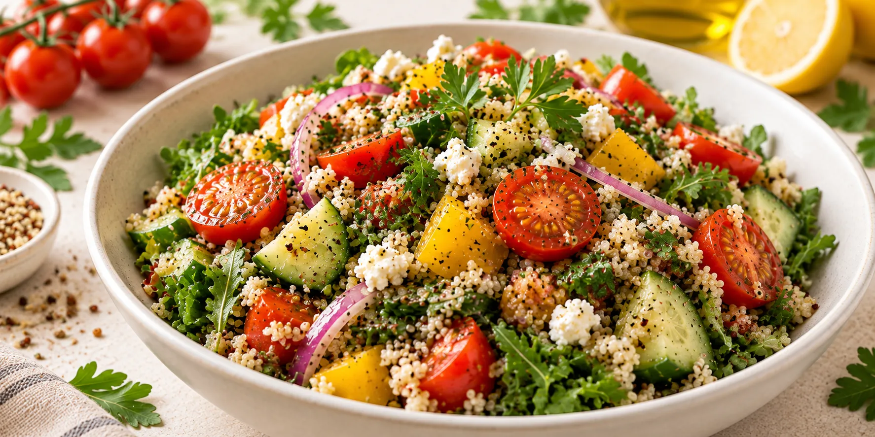 Salade d’été au quinoa