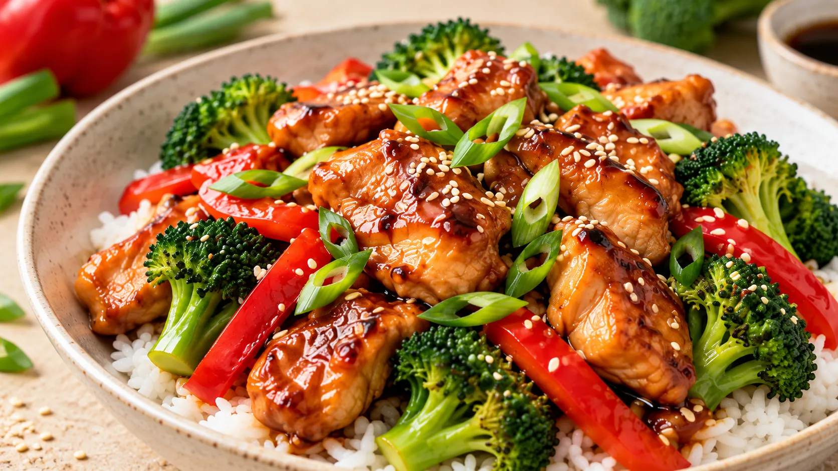 Poulet teriyaki