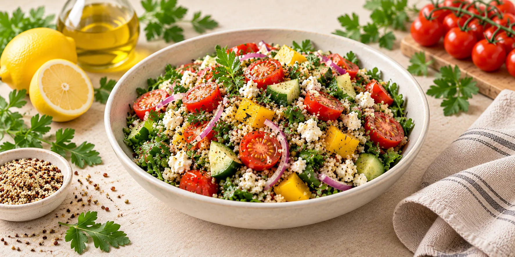 Salade d’été au quinoa