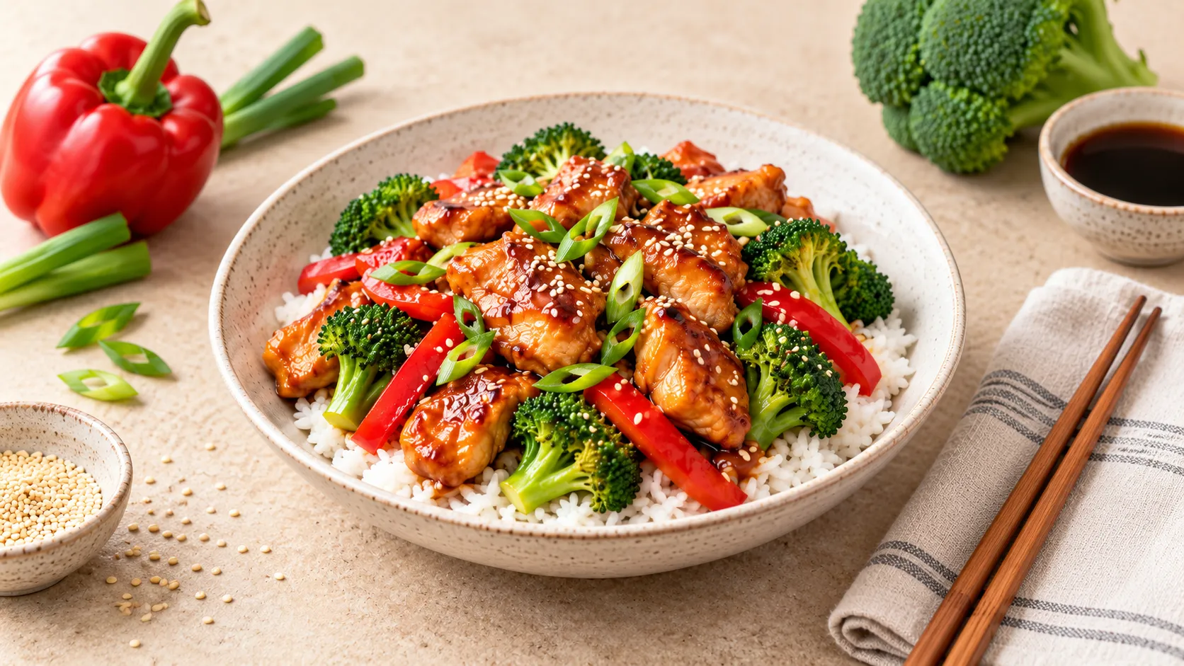 Poulet teriyaki